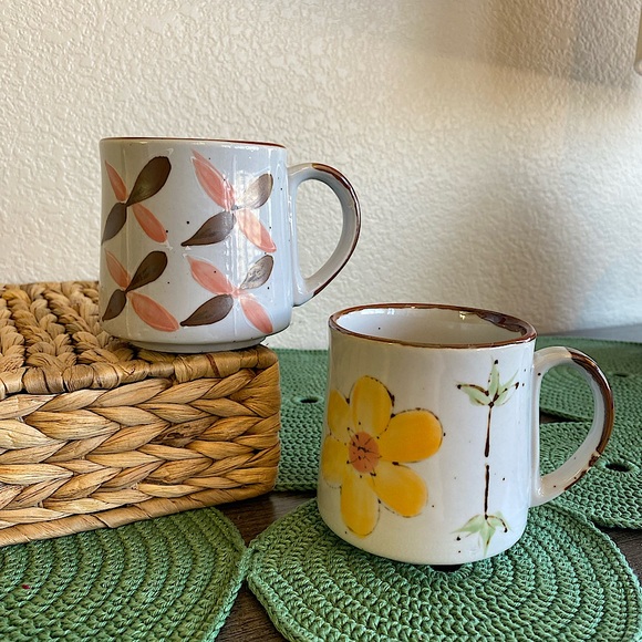 japan Other - 2 Vintage Stoneware Mugs